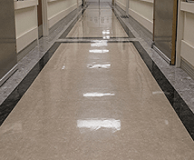 VCT Resilient floor restoration