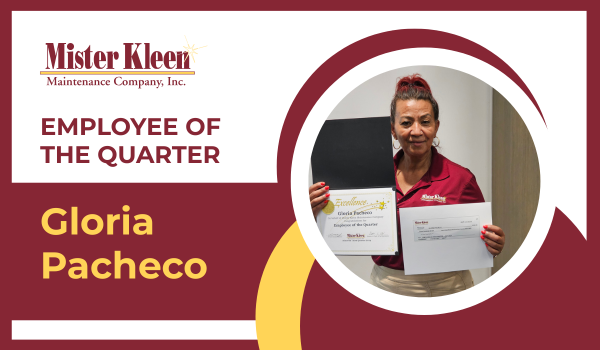 Gloria Pacheco - Employee of the Quarter April 2026